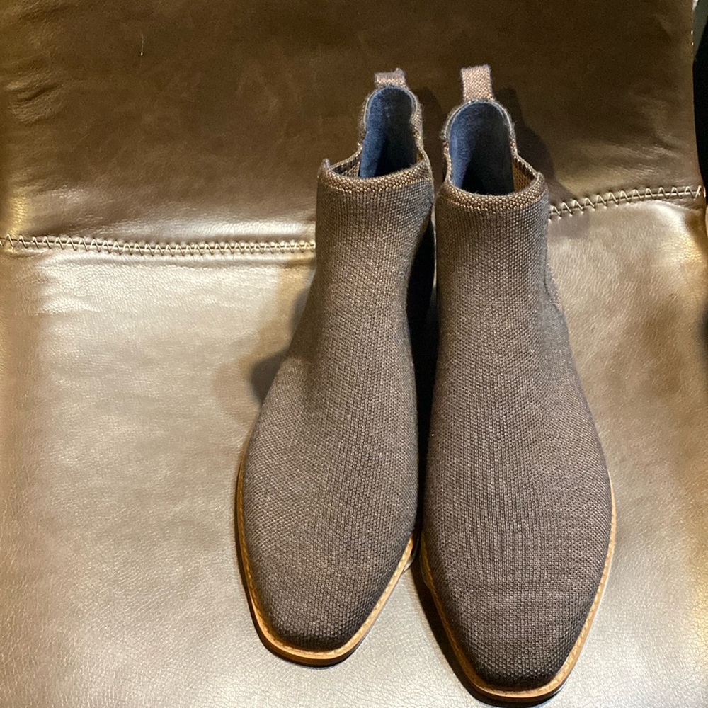 Rothy’s The Merino Ankle Boots 11.5 coco brown